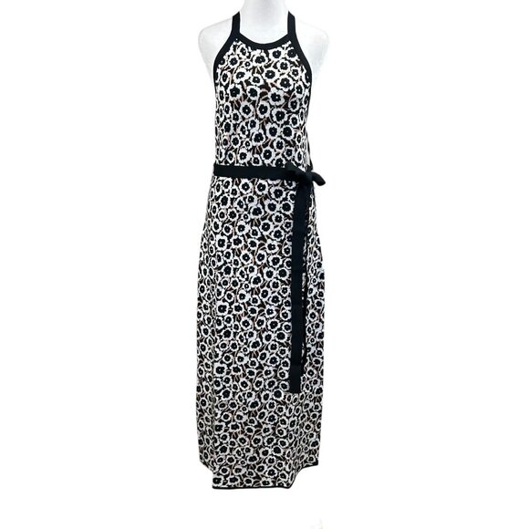 Diane Von Furstenberg Dresses & Skirts - NEW Diane Von Furstenberg Target Poppy Print Halter Tie Knit Midi Dress Size M